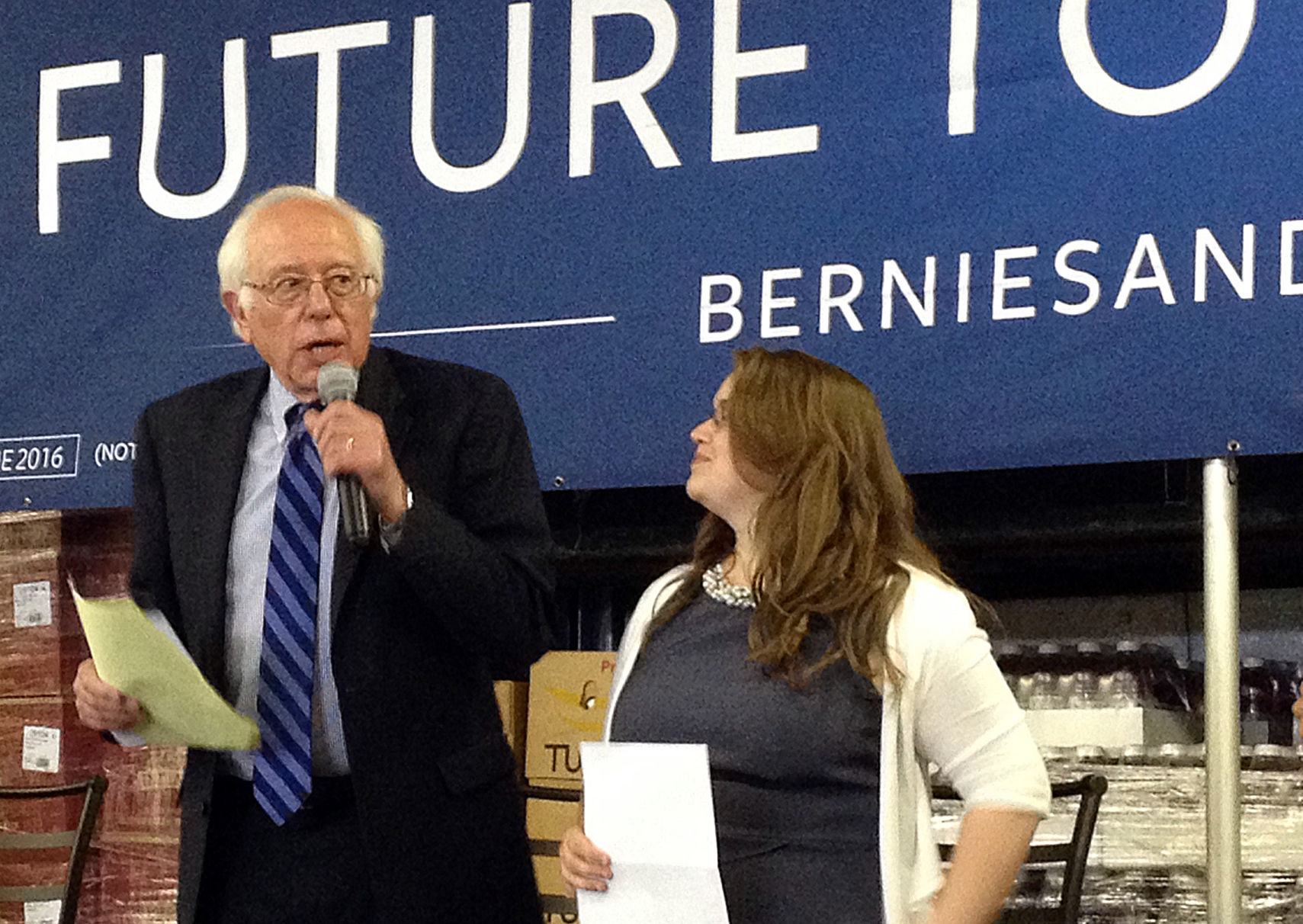 Bernie Sanders in McDowell County ...